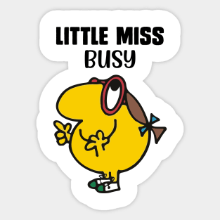 LITTLE MISS BUSY Sticker